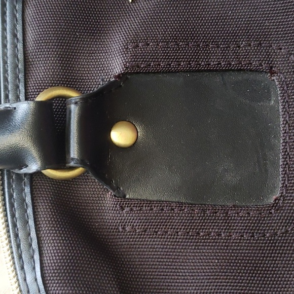 Victoria's Secret Zippered Canvas Travel / Toiletry Bag - Dark Brown color. - Picture 8 of 14